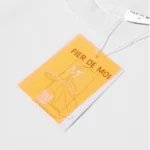Fier De Moi T-shirt Purple Bear Short Sleeve White - Image 5