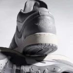 Nike Air Jordan 1 Low Vintage Stealth Grey GS 553560 053 - Image 2