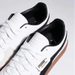 Puma Palermo Leather White Vapor Grey Gum Mens 396464 01 - Image 5