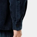 Stone Island Overshirt Corduroy Patch Pocket Shirt Navy - Image 5