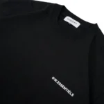 W Essentiels Tshirt Oversize Sterne Boxy Cut Black - Image 3