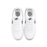 Nike Court Vision Low Next Nature White Black Leather Mens DH2987 101 - Image 2