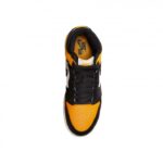 Nike Air Jordan 1 Hi OG Yellow Taxi GS 575441 711 - Image 5