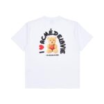 Acmé De La Vie T-Shirt I Love Teddy Bear White - Image 2