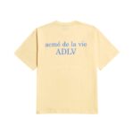 Acmé De La Vie T-shirt Basic Short Sleeve 2 Light Yellow - Image 2
