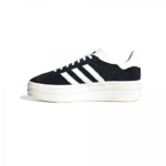 Adidas Gazelle Bold Black White Womens HQ6912 - Image 6