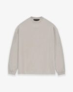 Essentials Tshirt Fear Of God Long sleeve Silver Cloud