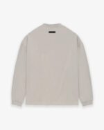 Essentials Tshirt Fear Of God Long sleeve Silver Cloud - Image 2