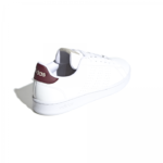 Adidas Advantage Base White Red Mens IF8557 - Image 3