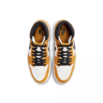 Nike Air Jordan 1 Retro High OG Yellow Ochre Mens DZ5485 701 - Image 2