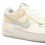 Nike Air Force 1 Low Shadow Sail Light Silver Citron Tint Womens DR7883 101 - Image 4