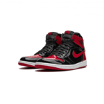 Nike Air Jordan 1 Retro High OG Patent Bred Unisex 555088 063 - Image 2