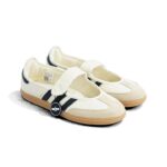 Adidas Samba Jane Cream Black Gum Womens JR7338