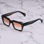 Vherkudara Acetate Vhiveka Stripe Brown Gradation Chocobrown Lens