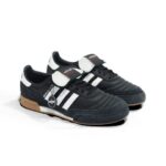Adidas Mundial Goal Soccer Black White Gum Mens 019310