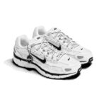 Nike P6000 White Metallic Silver Black Unisex CD6404 107