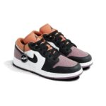 Nike Air Jordan 1 Low Se White Sky J Orange Sky J Mauve Black GS FB9908 102