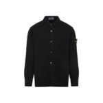 Stone Island Overshirt Buttoned Pocket Shirt Black
