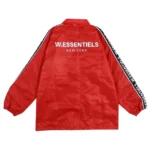 W Essentiels Jacket Delibes Windbreaker Red - Image 6