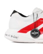 Adidas Adizero Adios Pro 4 Off White Better Scarlet Core Black Womens JR6350 - Gambar 8