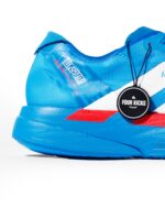 Adidas Adizero Adios Pro 4 Ekiden Japan Solar Blue Silver Metallic Lucid Red Mens JR4796 - Gambar 7