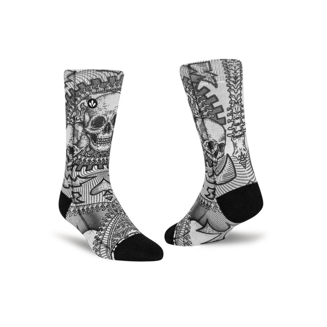 124 StayCool Socks Graphic Skull Dominion - Gambar 1