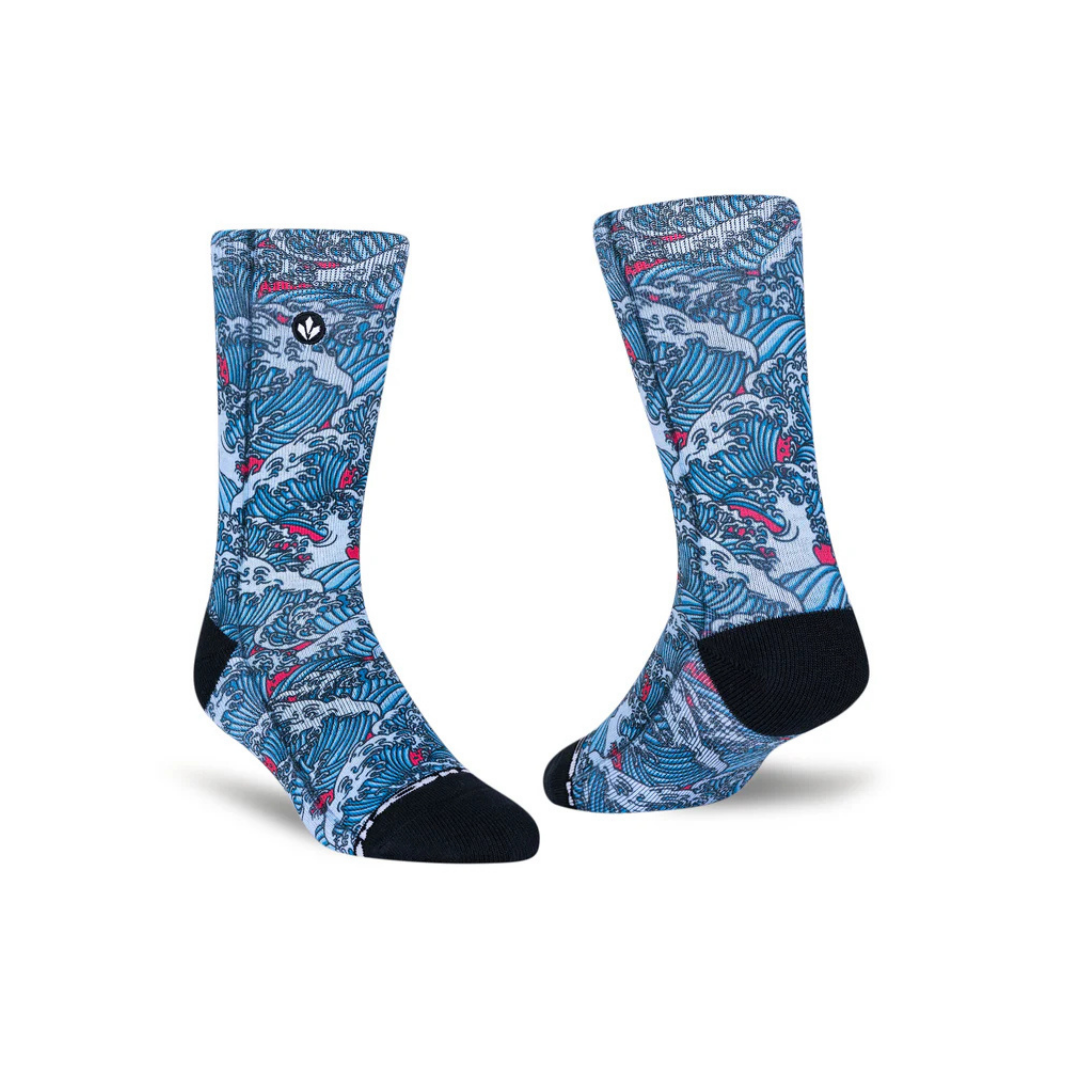 4 StayCool Socks Graphic Cool Waves - Gambar 1
