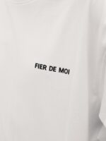 Fier De Moi T-Shirt Green Dandelion Short Sleeve White - Gambar 4