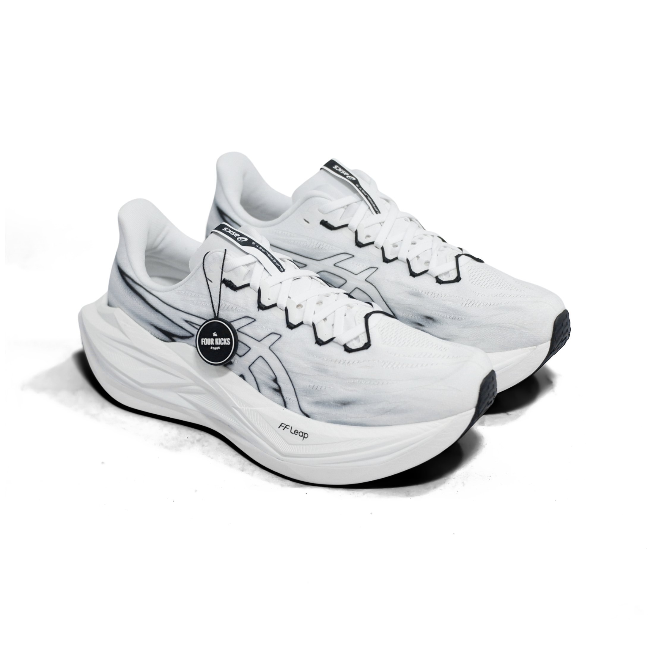 607 Asics Superblast 3 White Black Mens 1013a177 100 - Image 1