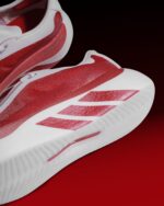 Adidas Hyperboost Edge White Pure Ruby Mens KI1913 - Gambar 4