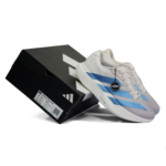 Adidas Adizero EVO SL Crystal White Tech Blue Metallic Mens KI6880 - Gambar 2