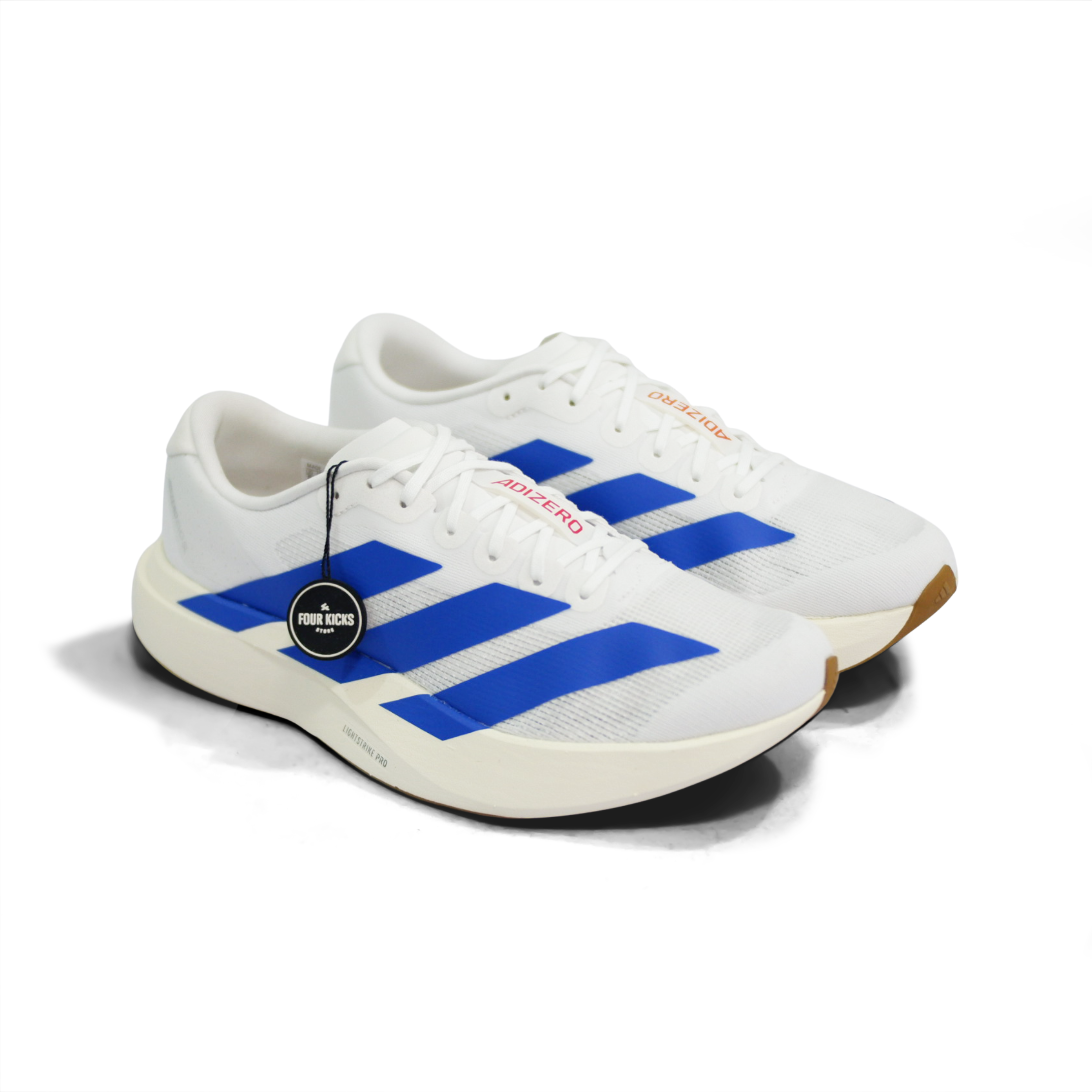 Adidas Running Shoes Adizero EVO SL White Royal Blue Mens JS4494 Adidas Adizero EVO SL White Royal Blue Mens JS4494 - Gambar 1