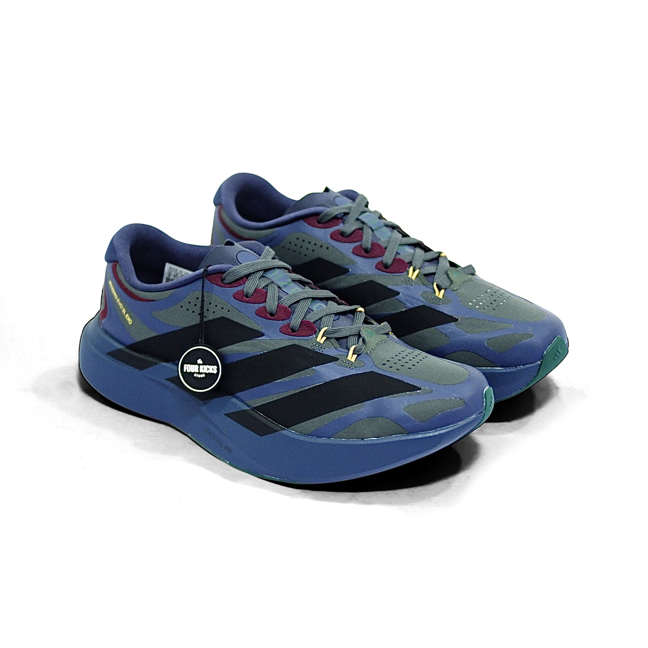 Adidas Running Shoes Adizero Evo SL EXO Collegiate Navy Black Pyrite Mens KI4765 Adidas Adizero Evo SL EXO Collegiate Navy Black Pyrite Mens KI4765 - Gambar 1