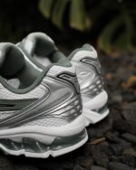 Asics Gel Kayano 14 White Pure Silver Slate Grey Sage unisex 1201A019-107 - Gambar 5