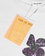 Fier De Moi T-Shirt De Lucky Short Sleeve White - Gambar 4