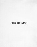 Fier De Moi T-Shirt Lip Flowers Short Sleeve White - Gambar 4