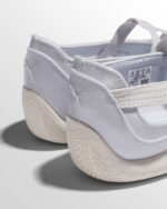 Puma Speedcat Ballet Silver Mist Warm White Satin Womens 404383 03 - Gambar 4