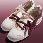 Puma Speedcat Ballet Lace Frosted Ivory Ruby Shimmer Womens 408719 01 - Image 2