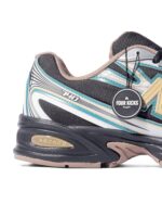 New Balance 740 Black Grey Olive Mens U740GO2 - Gambar 7