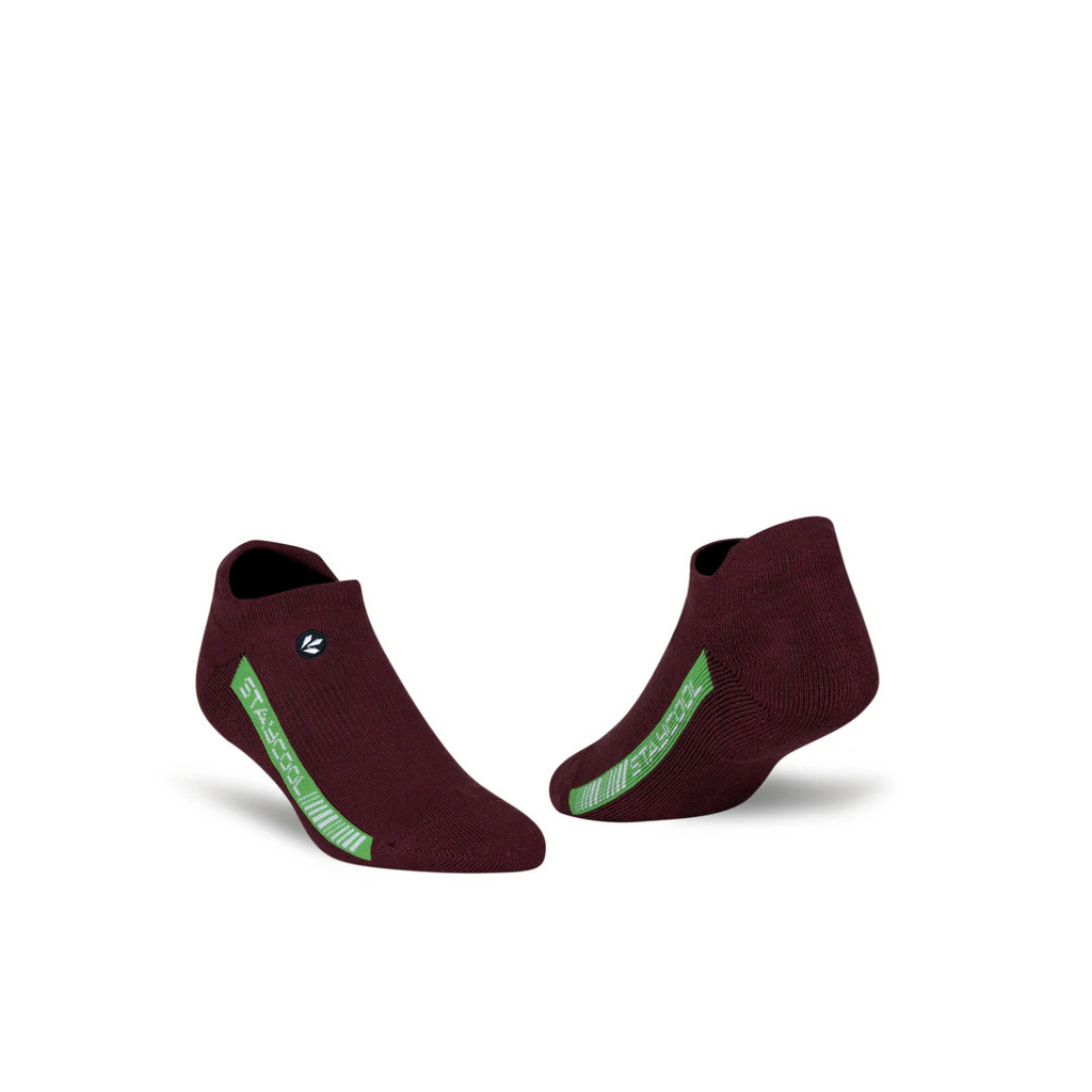 28 StayCool Socks Low Cut Basic OG Burgundy - Gambar 1
