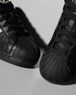 Adidas Superstar Core Black Stone Khaki Unisex Adult IH4173 - Gambar 3