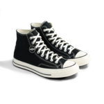 Converse Chuck 70s Wide HI Black White Egret A10355C
