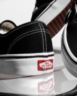 Vans Authentic Black White Unisex Adult VN000EE3BLK - Gambar 6