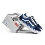 Vans Skate Old Skool Navy White Unisex VN0A5FCBNAV - Gambar 2