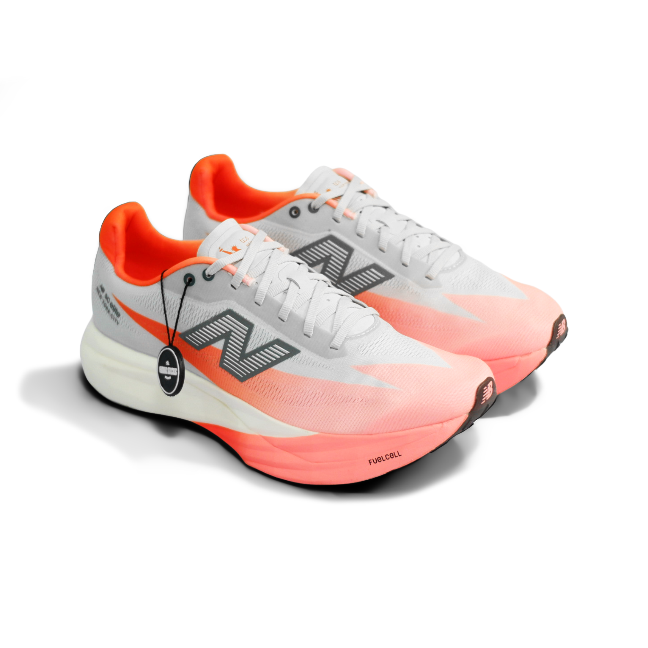 New Balance Running Shoes TCS FuelCell Supercomp Elite V5 NYC Marathon GrapeFruit Mens MRCELNY5 (2) New Balance TCS FuelCell Supercomp Elite V5 NYC Marathon GrapeFruit Mens MRCELNY5 - Gambar 1