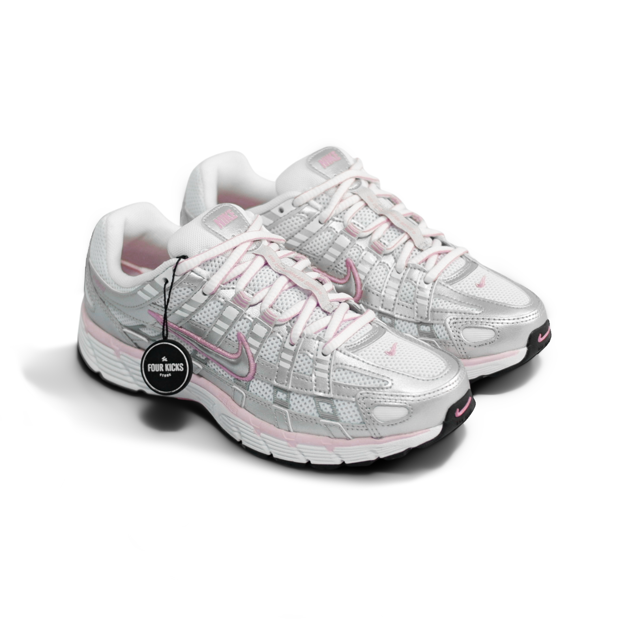 Nike Sport Lifestyle Shoes P-6000 White Elemental Pink Womens BV1021 108 (2) Nike P-6000 White Elemental Pink Womens BV1021 108 - Gambar 1