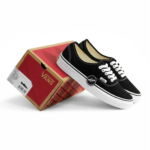 Vans Authentic Black White Unisex Adult VN000EEBLK - Gambar 2