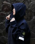 Stone Island Jacket Soft-Shell R e.dye Technology Blue Unisex - Gambar 4