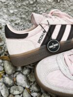 Adidas Handball Spezial Sandy Pink Aurora Coffee Gum Womens IH1499 - Gambar 6