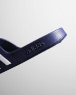 Adidas Adilette Aqua Slides Dark Blue Cloud White Unisex F35542 - Gambar 7